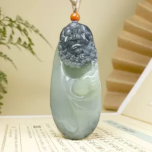 珍品旧蔵* 清 和田老玉 和田玉達摩玉牌 潜心悟道 造型