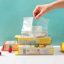 Sealed Bags, Food-Grade Fresh-Keeping Bags, Thickened for Home Use, Special for Refrigerator and Freezer Storage, Self-Sealing Food Packaging with Sealing