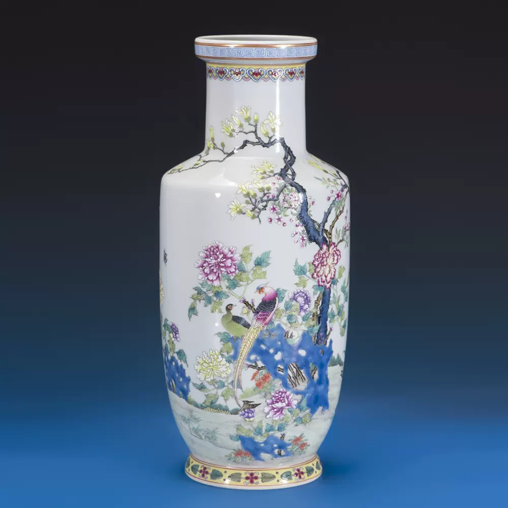 中国古美術・旧藏・古陶瓷品・手描き・粉彩・寿桃紋・瓷碗・彩繪・箱付・置物・古賞物 中国古美術・旧藏・古陶瓷品・手描き・粉彩・寿桃紋・瓷碗・彩繪