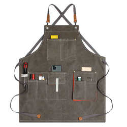 EQ4F Craftsman Electrician Repair Carpentry Apron Men's Thickened Waterproof Logo Gardening Hairdresser Tool Work Clothes
