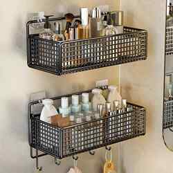 Bathroom Storage Rack, No-Drill Bathroom Shelf, Toilet Wall-Mounted Storage Rack, Washbasin Storage Shelf