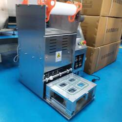 Fully automatic commercial milk tea cup sealing machine 9095 caliber intelligent sealing machine soy milk hot drink sealing equipment