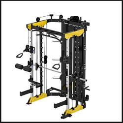 Multifunctional Smith Machine Weightlifting Comprehensive Training Rack, Birdcage Exercise, High and Low Pull-Down, Squat Training, Manufacturer's Large Quantity Discount