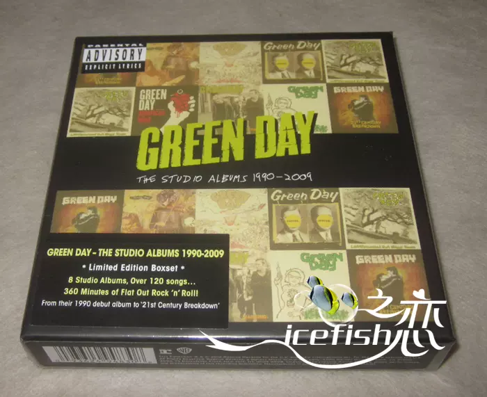 E』 绿日Green Day Studio Albums 1990-2009 [8CD]