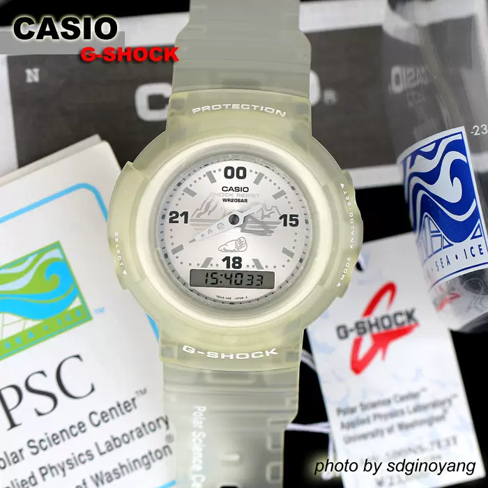 CASIO卡西欧G-SHOCK AW-500NS-7E3T(北极海象金属转盖)全新结束-Taobao