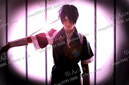 收藏版 银魂一国倾城篇坂田银时cos 天道众作战服现货