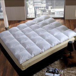 Authentic Home-Use Five-Star Hotel Feather Velvet Thickened Mattress Topper, All-Cotton down Mattress Pad