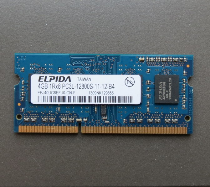 ELPIDA 4G DDR3L 1600 PC3L-12800S 4GB Ʈ ޸ -