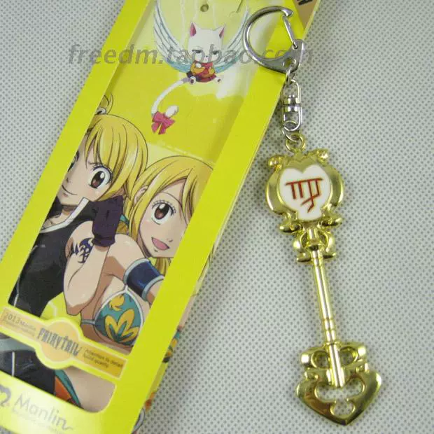 妖精的尾巴露西处女座钥匙挂扣 9cm 匙扣芭露歌fairy Tail