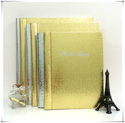 Gold and Silver 8/10/ 12inch Self-Adhesive Laminated DIY Photo Album Family Storage Photo Album Photo Book