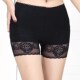 Safety pants, anti-exposure women's summer lace leggings thin style, wear white new large-size insurance three-point shorts