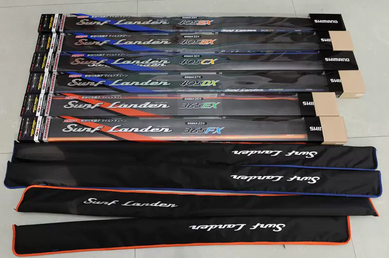 禧玛诺shimano Surflander 405bx Cx Dx 并继 插节 远投竿