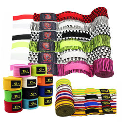 5m Elastic Muay Thai Bandage Boxing Bandage Sanda Wrap Hand Strap Muay Thai Boxing Hand Strap 2 Pack