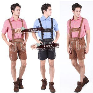 
Halloween costumes German leather pants costumes Oktoberfest adult men's clothing cosplay costumes
