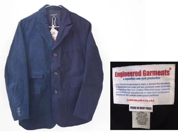 ·◣ENGINEERED GARMENTS◢· LOFTMAN別注Andford Jacket-Navy-Taobao