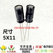 50V22UF 22UF 50V Thương hiệu mới chính hãng cắm tụ điện 5X11 1000 miếng = 25 nhân dân tệ