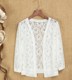 New style of middle-aged and elderly women's short shawl loose large size hollow vest versatile summer knitted jacket mother suit