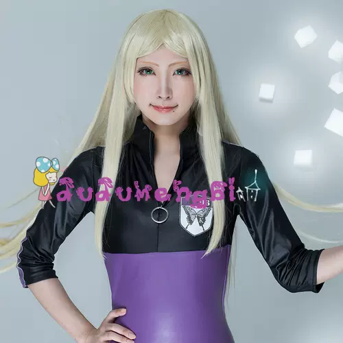 嘟嘟噜境界触发者加古望米白黄色长直发超顺cosplay