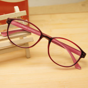 TR90 ultra -light glasses frame myopia fashion retro mirror shelf glasses box leopard print big frame round frame tide women women
