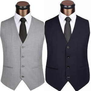 Genuine spring and autumn new wool men's suit vest vest vest business leisure Korean version of slimming formal suit suit horses clip