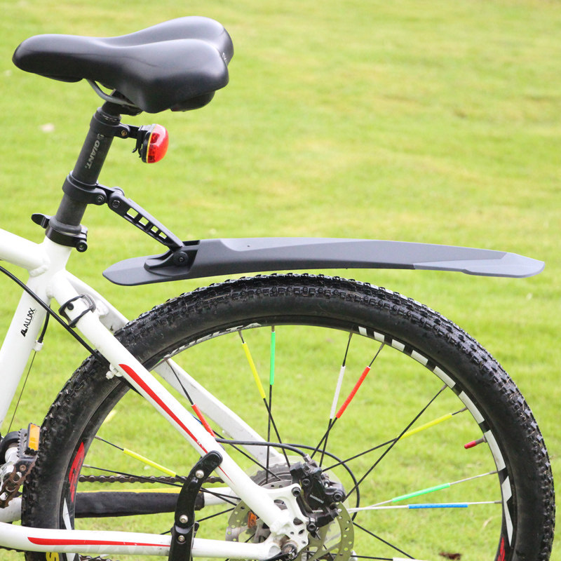 PARAFANGO BICI WAG ANTERIORE PER FORCELLA PARASCHIZZI FLESSIILE PER MTB BICICLETTA ROSSO NERO Ecovelo
