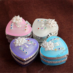 Small Jewelry Box Mirror Storage Jewelry Box Mini Makeup Box Gift Girl Kidsren Educational Toys Gift