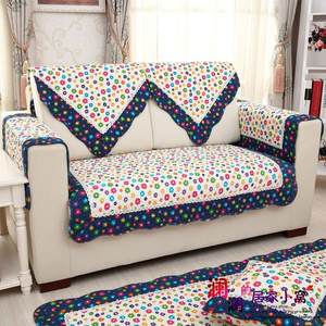 
Pastoral European style romantic small flower pastoral home cotton fabric sofa cover scarf cover bay window cushion sofa cushion sofa cushion