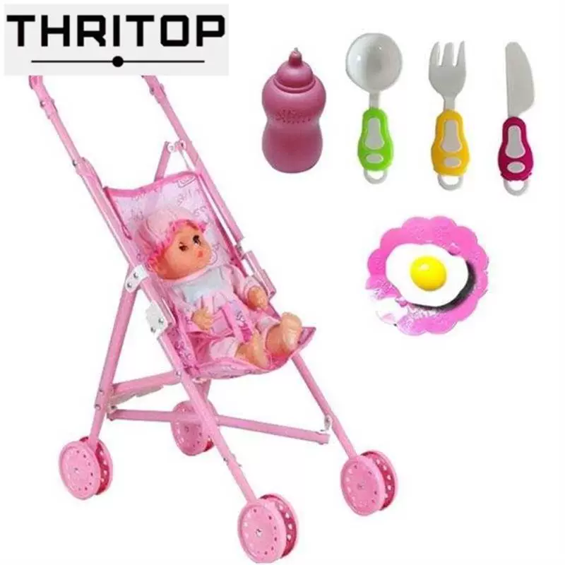 Baby doll stroller toy girl foldable baby boys and girls-Taobao