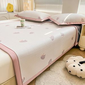 
New Cool Doudou mat, Category A maternal and infant grade Ice Doudou summer washable air-conditioned mat three-piece set manufacturer