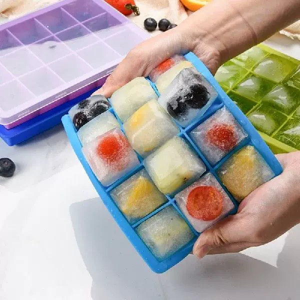 15 Grid Silicone Ice Cube Mold Ice Tray Mold Ice Cube Maker-Taobao