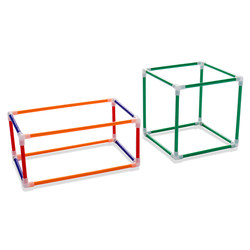 Elementary school students cube cuboid splicing frame w geometry model learning three-dimensional mathematics teaching aids educational play
