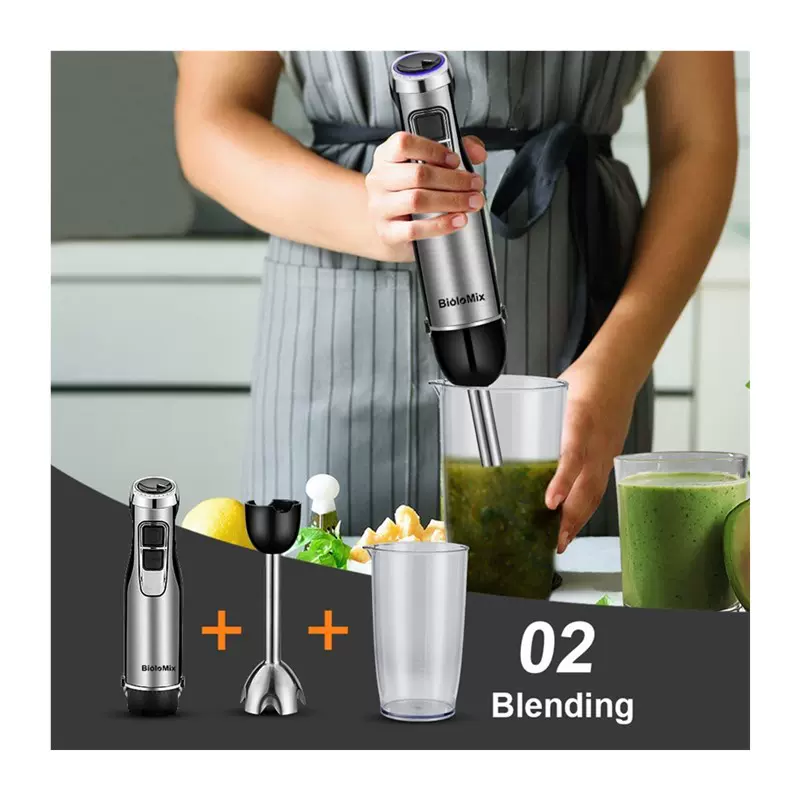 BioloMix 4 in 1 High Power 1200W Immersion Hand Stick Blender