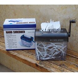 Small paper shredder student manual mini fully automatic home office desktop home portable hand-shake mute