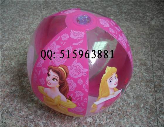 
Beautiful girl children's toys beach ball water toys