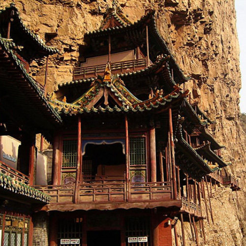 太原出发到大同一日游云冈石窟悬空寺应县木塔纯玩一日游跟团游