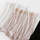 2024 spring and summer cool mulberry silk real silk lace edge elastic knit black white bottoming safety pants