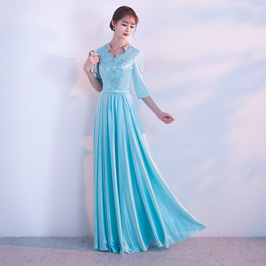 Women's Red Choir Costume - Long Skirt Elegant Dress Women's Red Choir Costume - Long Skirt Elegant Dress