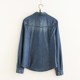 2023 spring clothing new Korean denim shirt women long sleeve loose Hong Kong style retro chic student shirt women trend