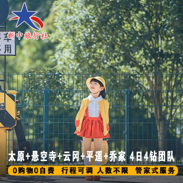 飞猪山西旅游太原悬空寺云冈石窟平遥古城乔家大院4日4钻私家团 - 定制游预订