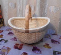 Wicker Baskets, Handmade Wicker Baskets, Woven Wicker Baskets, Storage Baskets, Farmhouse Baskets, Steamed Bun Baskets