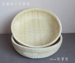 Rattan Woven Storage Basket, Food Basket, Display Basket, Wedding Basket, Rattan Woven Steamed Bun Basket, Needlework Basket, Small Size