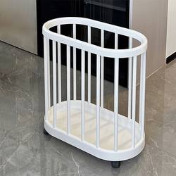 Yoga Mat Storage Basket with Wheels, Basketball Sports Equipment, Fitness Equipment Storage Rack, Sports Tool Organization Tool