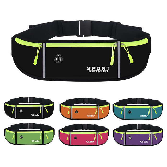 New running mobile phone waist bag men and women large capacity fitness ...