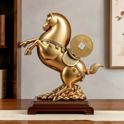 Creative Tang Horse Zodiac Ornament for Instant Wealth, Office Decoration, Home Entrance Decoration, Opening Ceremony Gift, Housewarming Gift