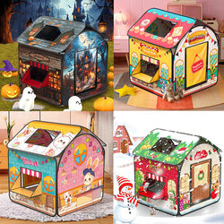 Cross-Border Halloween Christmas Toddler Tent Room Cloth Indoor Playhouse Small House Play House Toy House