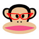 大嘴眼镜的LOGO