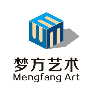 梦方3D艺术设计彩绘制作的LOGO