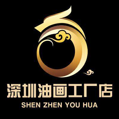 深圳油画工厂店的LOGO