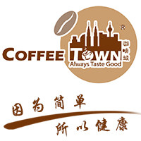咖啡城正品商城的LOGO
