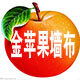 金苹果墙布的LOGO
